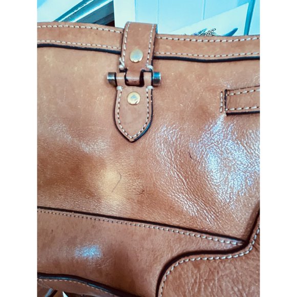 Etienne Aigner Tan Leather Handbag - Picture 12 of 13